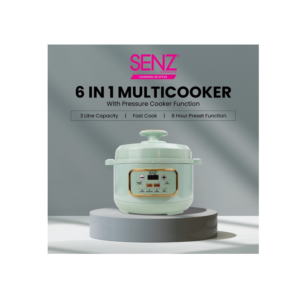 SENZ SZ-PC618 6in 1 MultiCooker with pressure cooker Function