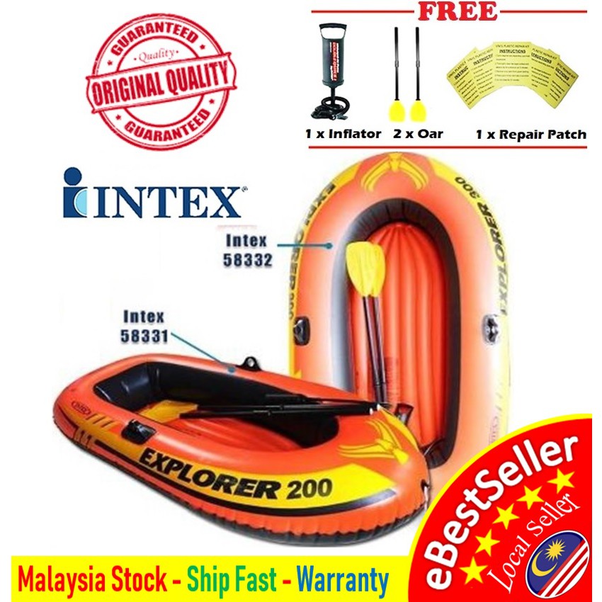 inflatable toy canoe