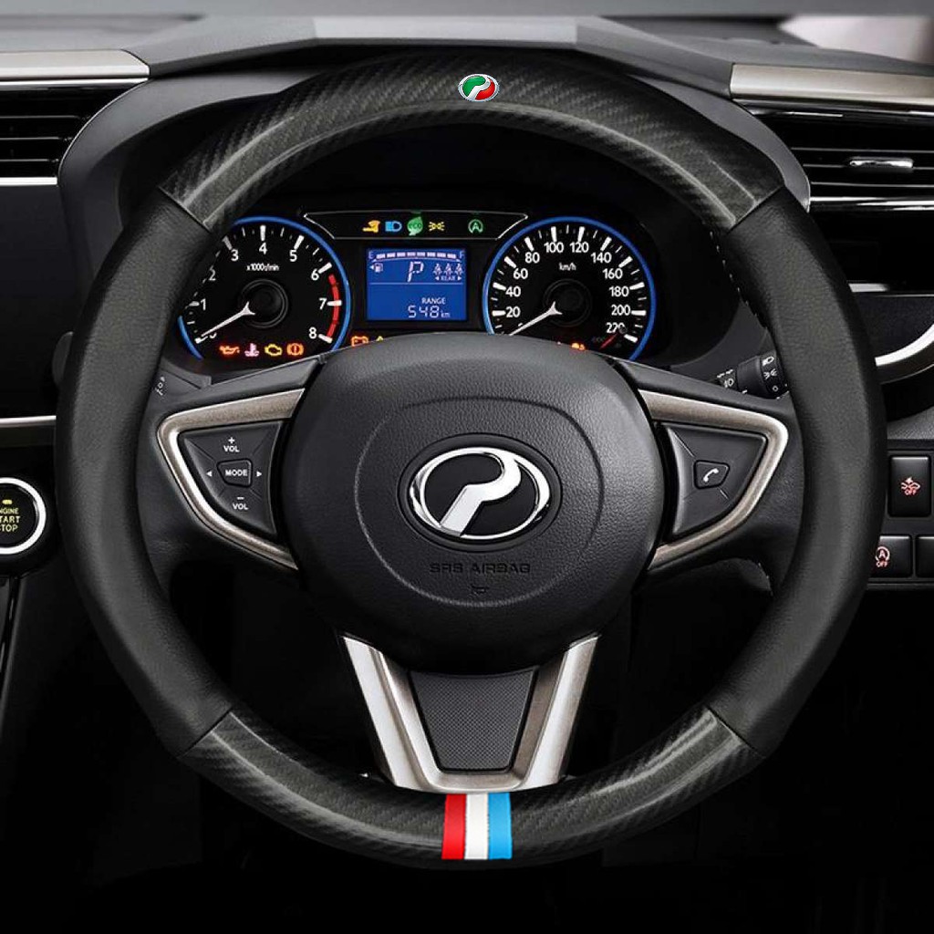 CarGuys No Smell Thin Perodua Carbon Fiber Leather 