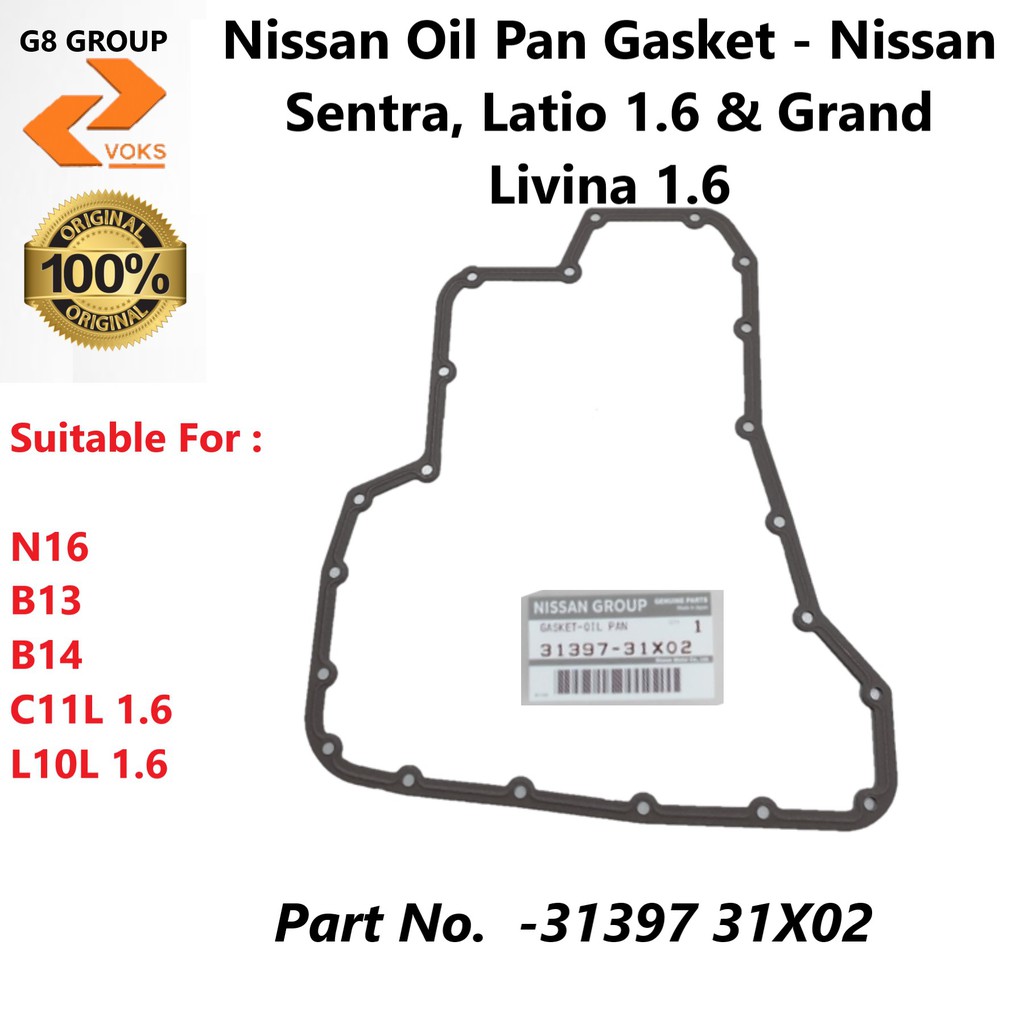 nissan-oil-pan-gasket-nissan-sentra-latio-grand-livina-31397