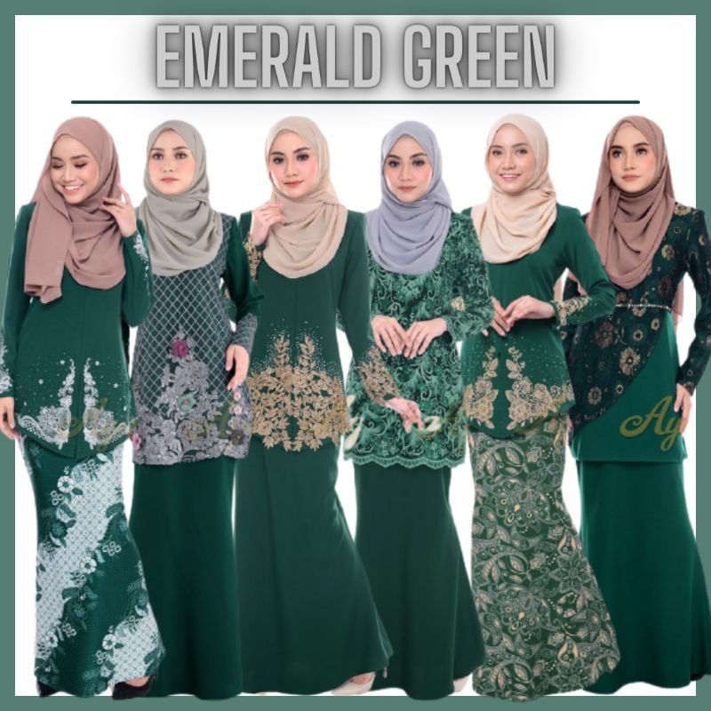 Buy New Baju Raya Sedondon Tema Warna Emerald Green Hijau Set Family Ayah Ibu Anak Baju Kurung Baju Melayu Kurta Seetracker Malaysia