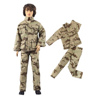 Firefighter Camouflage Sleeping Bag Set for Men Accessory with Soldier 1/6 