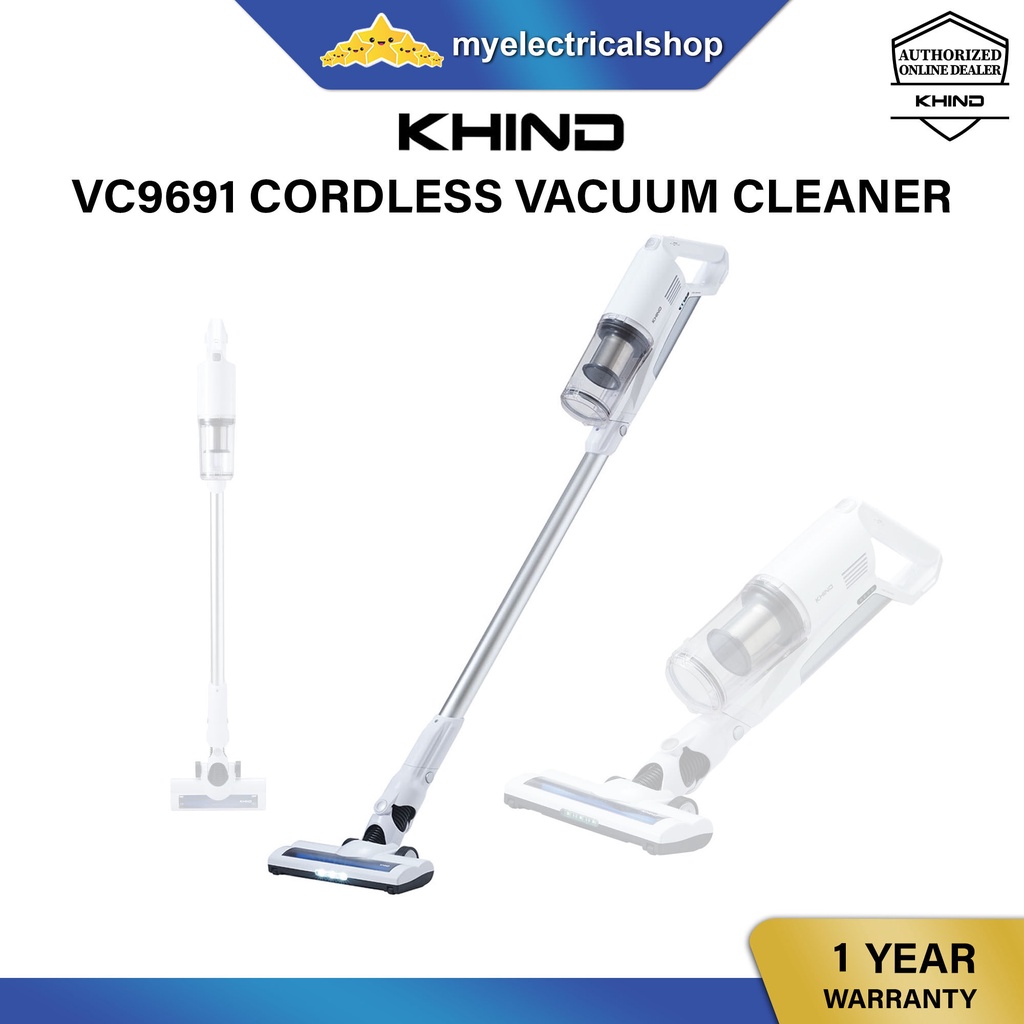 Khind VC9691 Cordless Vacuum Cleaner Shopee Malaysia