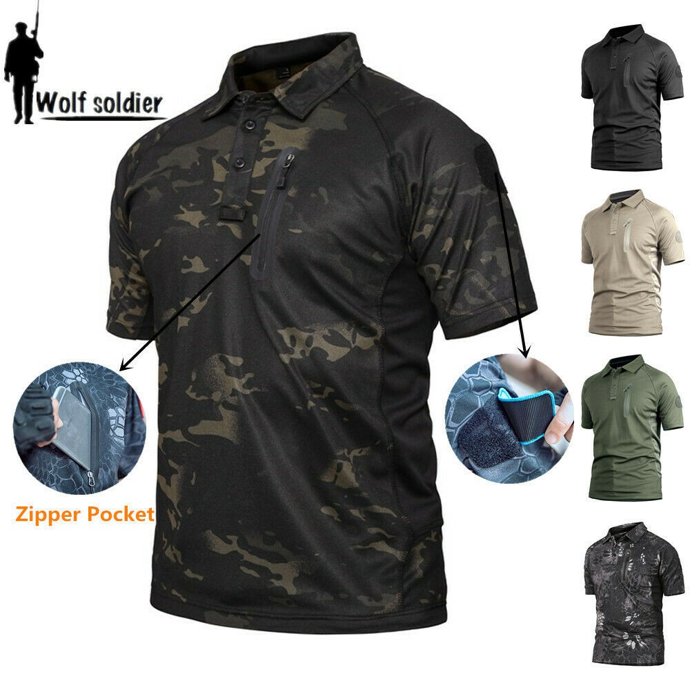 military polo shirts