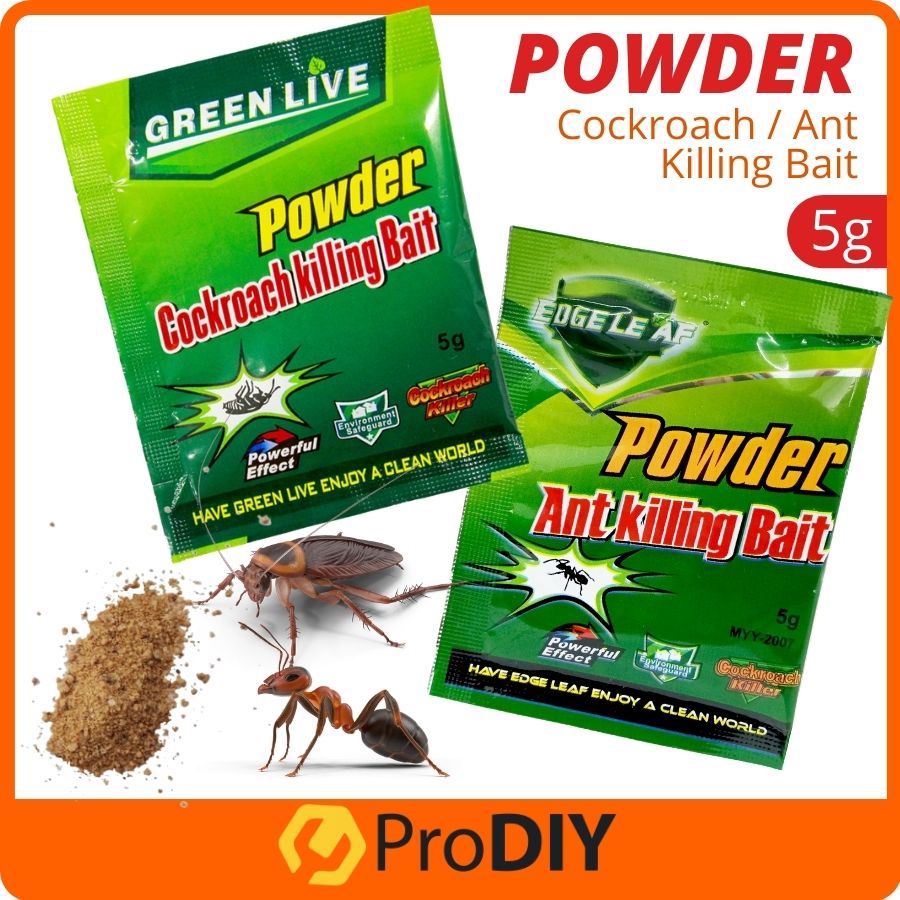 PRODIY Powder Ant Cockroach Bait Hot Selling Effective Insect Killer Racun Semut Serbuk Bunuh Lipas 蚂蚁粉，杀蟑螂粉