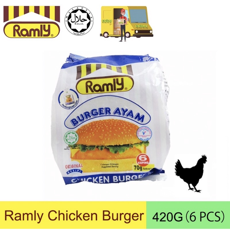 Ramly Burger Ayam 420g Shopee Malaysia