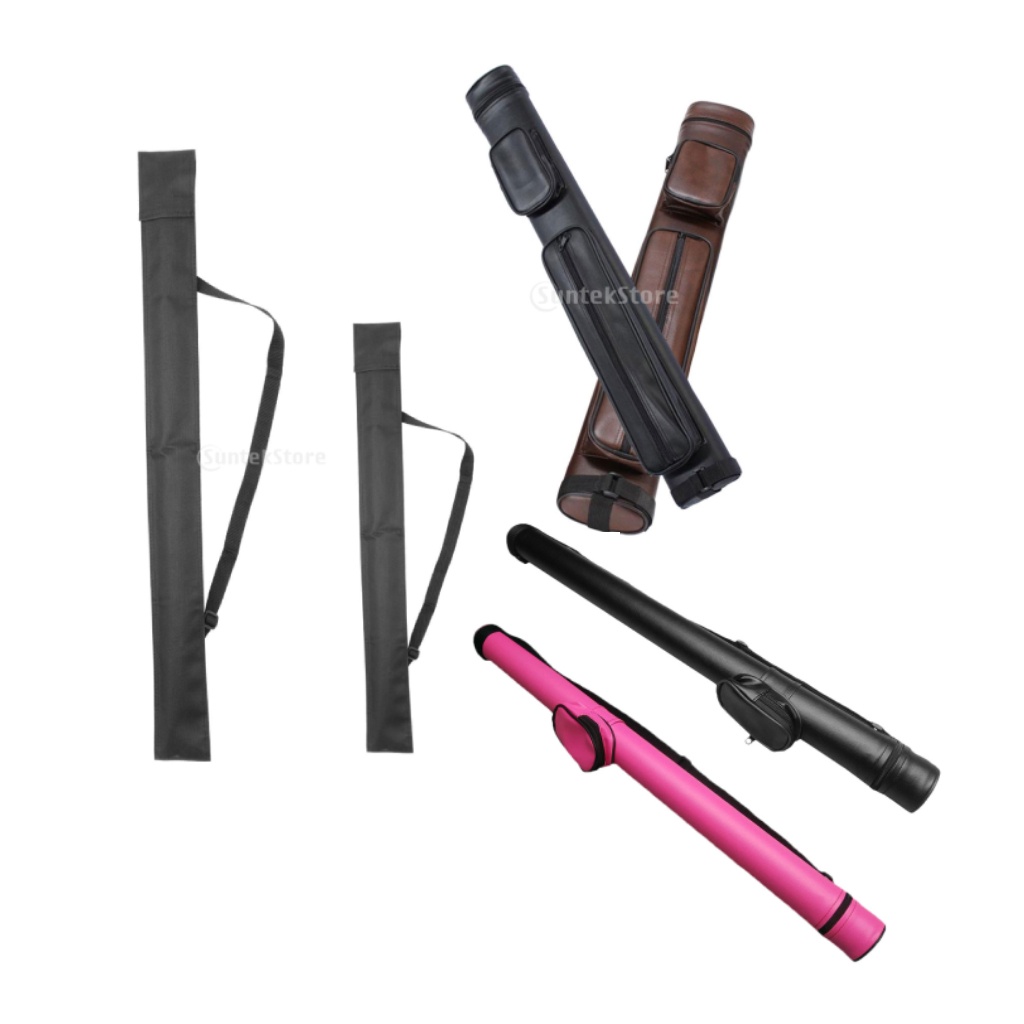 Chic Trendy Hard Pool Cue Bag 2/4 Holes Leather Storage Adjustable Protector Case Billiard Stick Pouch Sno Fashion Daily - Image 5