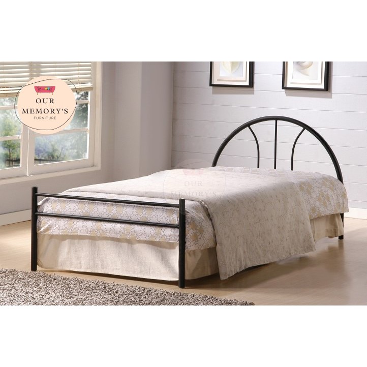 Memory's Simple Design Metal Single Bed Frame / Metal Bed Frame / Katil ...