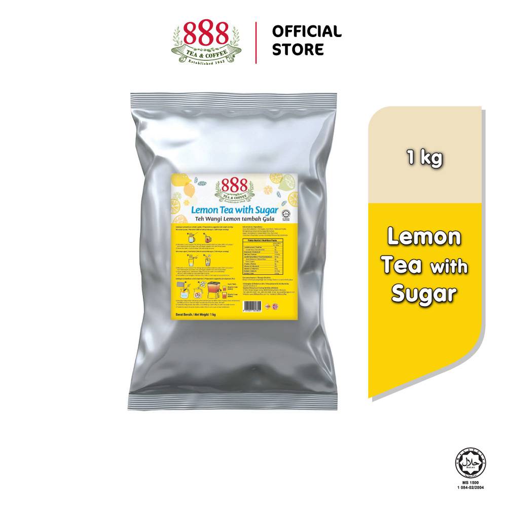 888 3 In 1 Lemon Tea with Sugar Powder (1Kg) | Shopee Malaysia