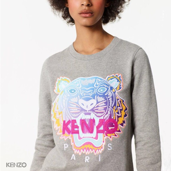 kenzo grey women's sweatshirt