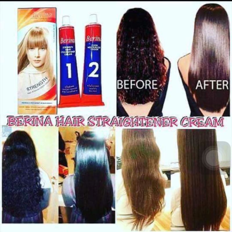 Berina Hair Straightener Cream 100 Original from Thailand Shopee
