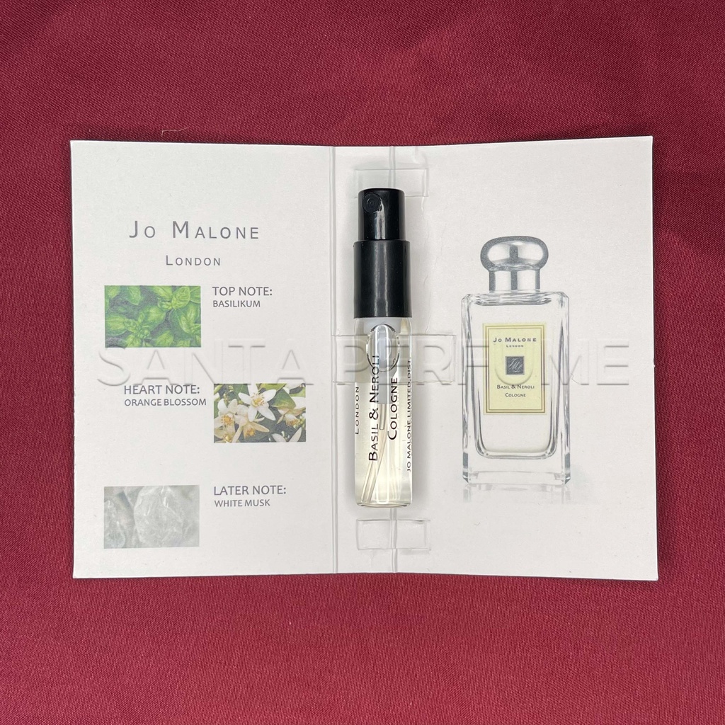 Jo Malone Basil & Neroli, 2016 2ML Perfume Sample Fragrance Shopee