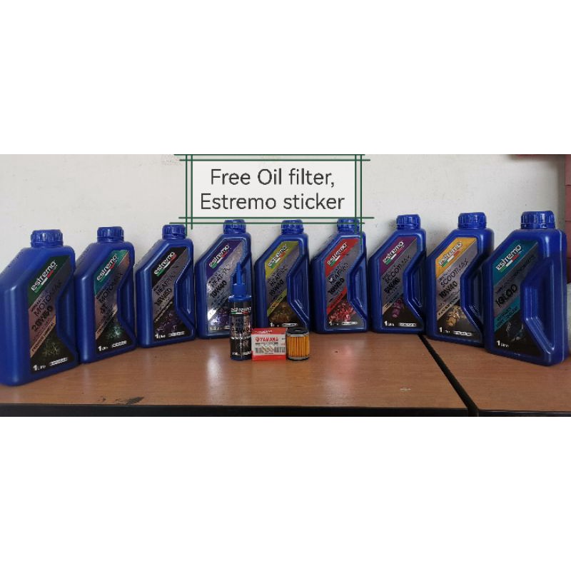 ESTREMO ENGINE OIL MOTORCYCLE (Minyak hitam motor)Y15/RS150/VF3I(FOC