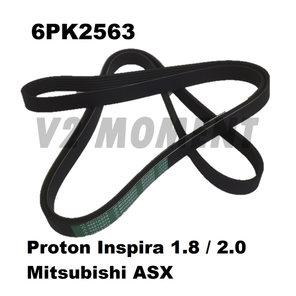 6PK2563 Proton Inspira 1.8, 2.0 / Mitsubishi ASX Lancer GT V Belt ...