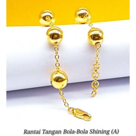 Buy Emas 916 Rantai Tangan Bola Bola Shining A Seetracker Malaysia
