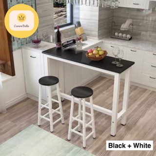 Simple Bar Table High Table With Bar Chair Stools Meja Simple Bar Table High Table With Bar Chair Stools Meja