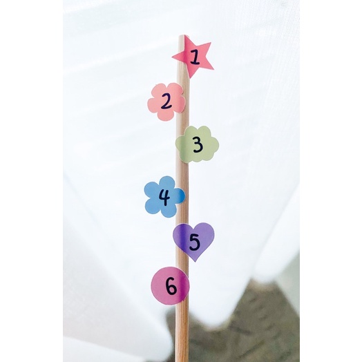 [48 PCS] EBM BOTTLE TAGGING STICKER / STIKER NOMBOR BOTOL SUSU PENGASUH (WATERPROOF)