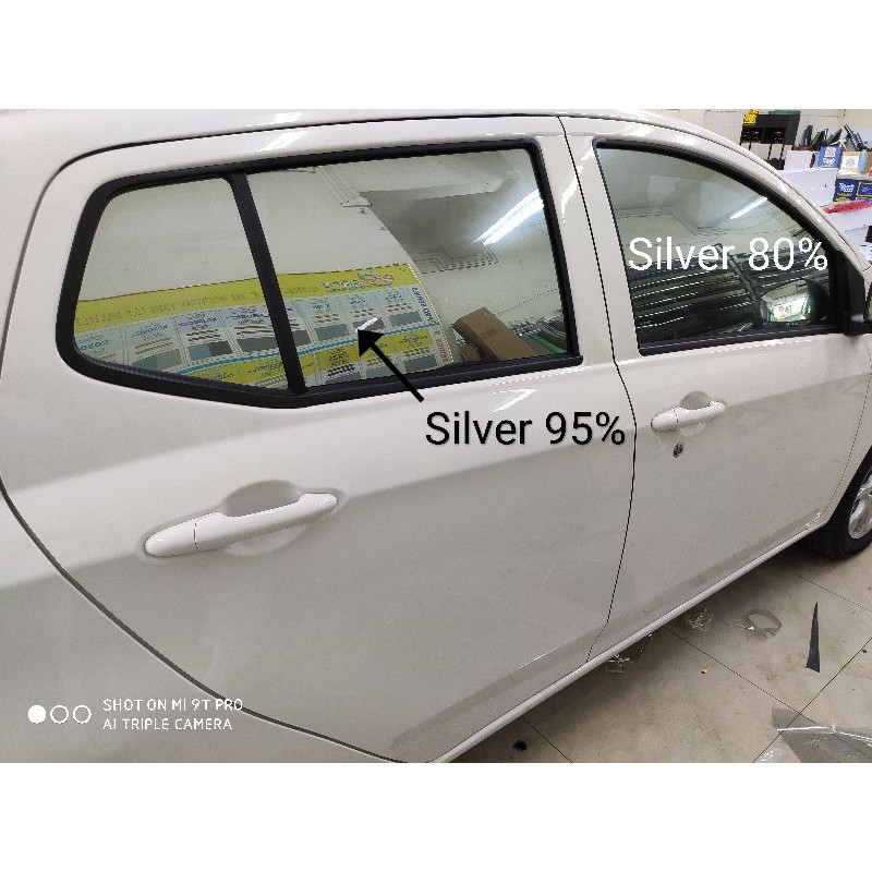 Tinted Diy Siap Potong Untuk Kereta Silver Shopee Malaysia