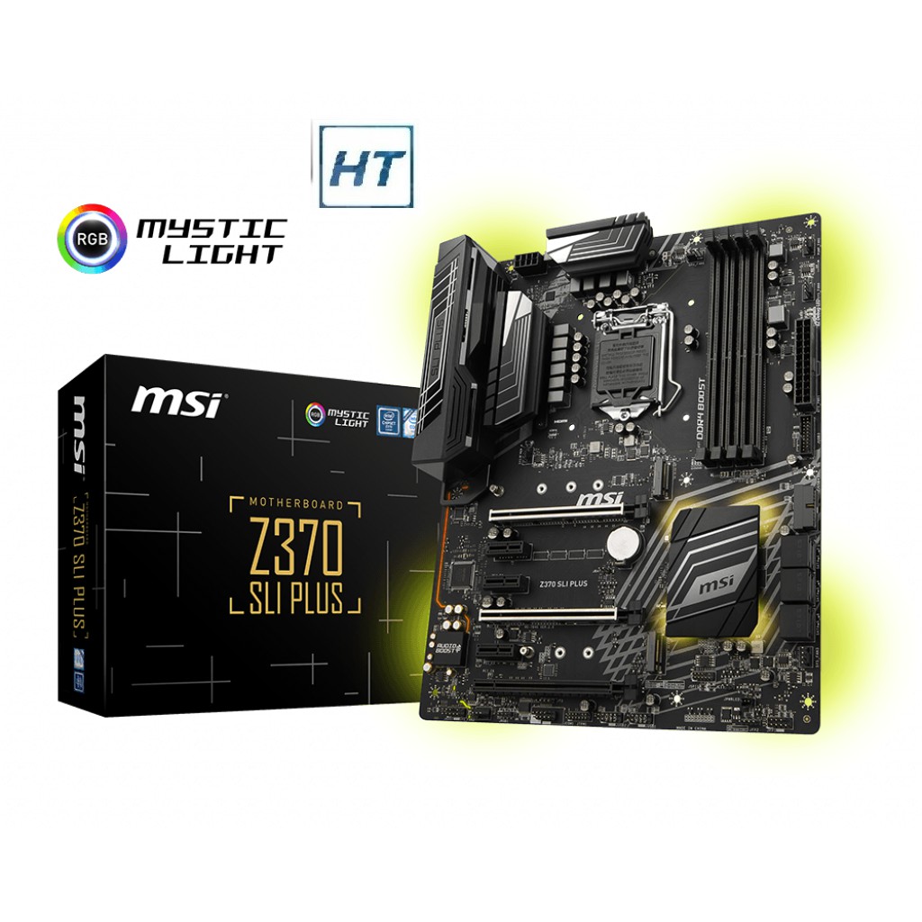 MSI Z370 SLI PLUS RGB SLI ATX Motherboard intel 9gen 8gen (LGA 1151