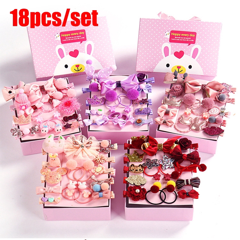 girls hair accessories gift set