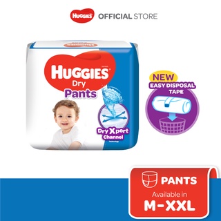 Image of Huggies Dry Pants Super Jumbo Pack - M64/L50/XL42/XXL36 (1 Pack)