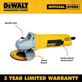 DEWALT DW810B-XD Small Angle Grinder (100mm/680W/11000rpm/4