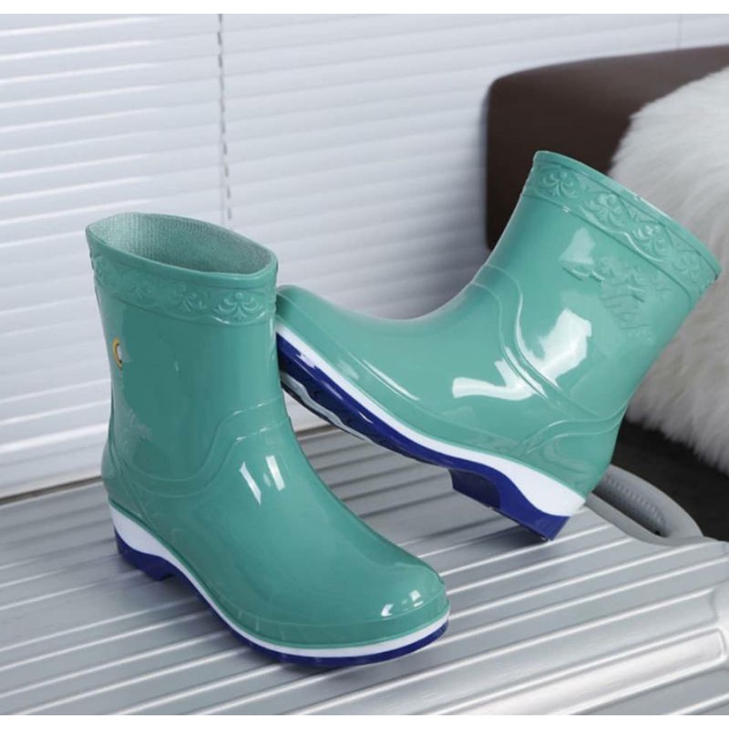 Kasut getah perempuan/Kasut bendang 20cm/Women Rain Boots 20cm (ready ...