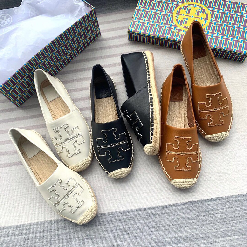 New Colors！！】Tory Burch Sheepskin classic fisherman's shoes ines espadrille  women's comfortable flat shoes | Shopee Malaysia