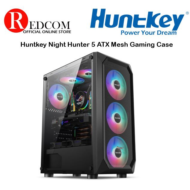 Huntkey Night Hunter 5 ATX Mesh Gaming Case Gaming mATX / ATX Case with