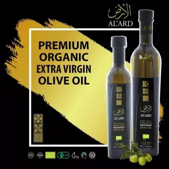 AL 'ARD PALESTINIAN PREMIUM ORGANIC EXTRA VIRGIN OLIVE OIL (PPOEVOO) 250ml / 500ml