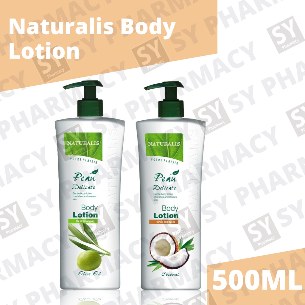 Naturalis Body Lotion with Olive Oil/Coconut Oil 500ml Shopee Malaysia