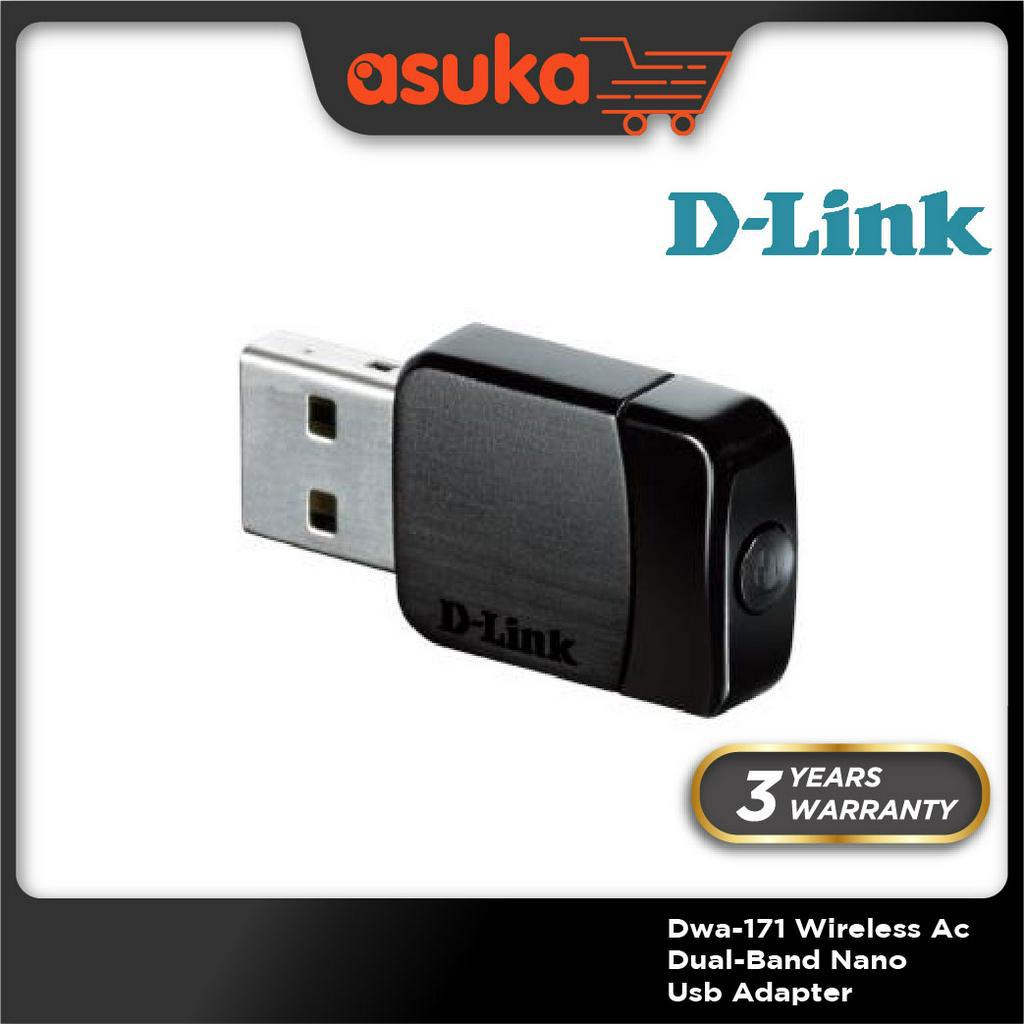 D-Link Dwa-171 Wireless Ac Dual-Band Nano Usb Adapter