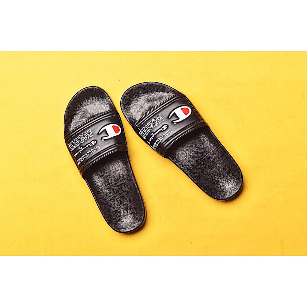 yellow champion slippers
