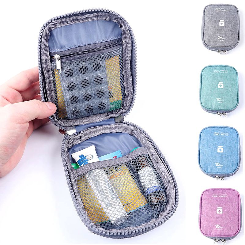 EverToner Travel Accessories Portable Storage Bag First Aid Medicine Bag Outdoor Pill Survival Organizer Emergency Kits Package