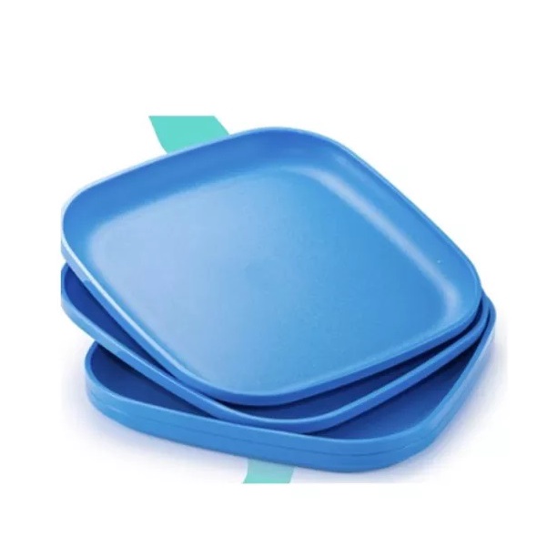 Tupperware Blue Dessert Plates (4pcs) | Shopee Malaysia