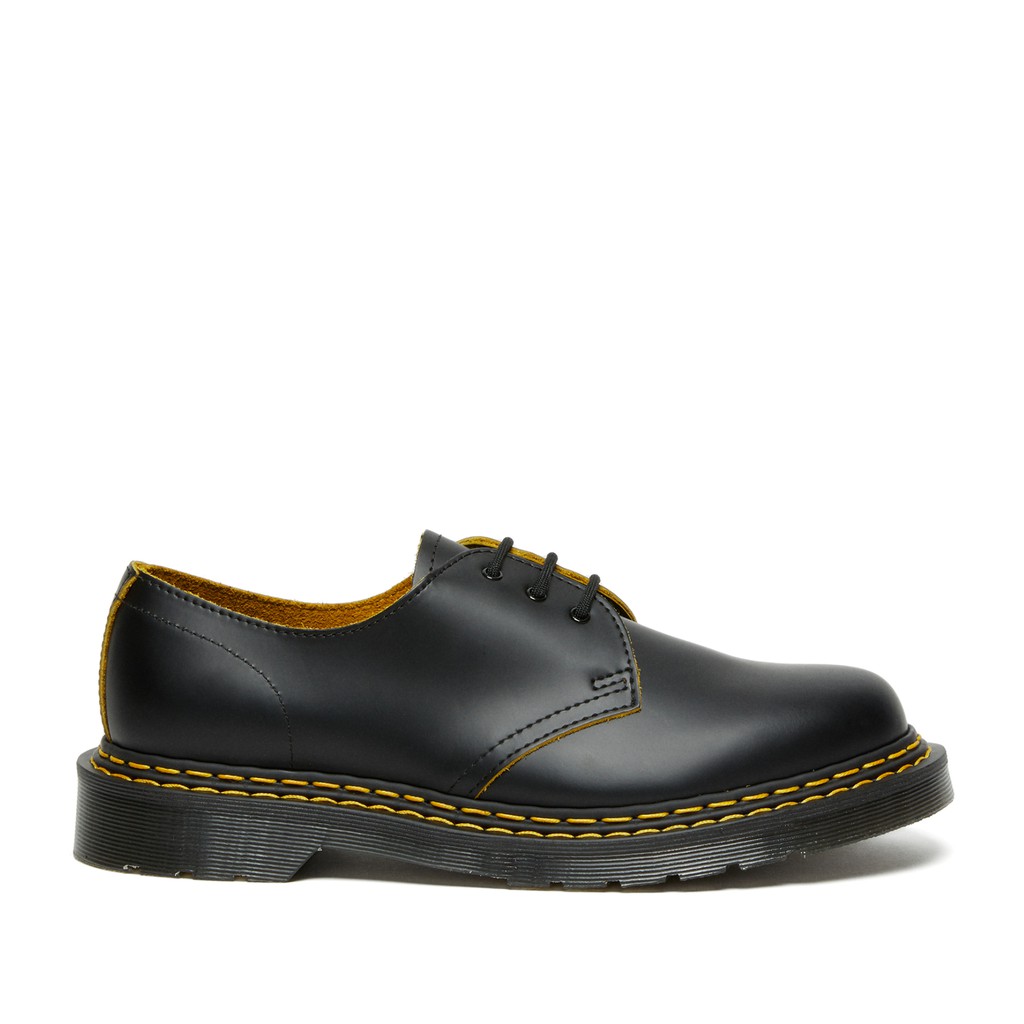 Dr. Martens Men 1461 Double Stitch - Black & Yellow | Shopee Malaysia