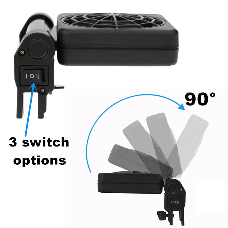 110240V Powerful Slient Aquarium Cooler Fan Chiler Fish Tank Fan Water