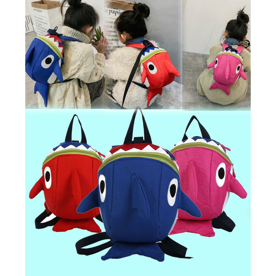 Cute Penguin Toddler BaBy 3D Cartoon Safety Harness Backpack Children Kids Preschool Bag with Leash 