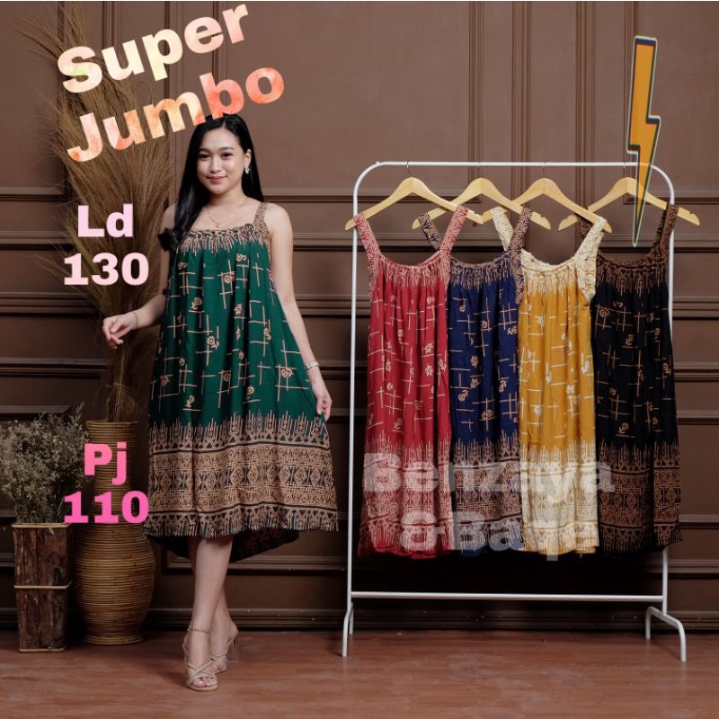 Contemporary Busui Jumbo daster young mother big size Yukensi Sleeveless One Strap Ld 130 yukensi Longdres andin kecina unggu