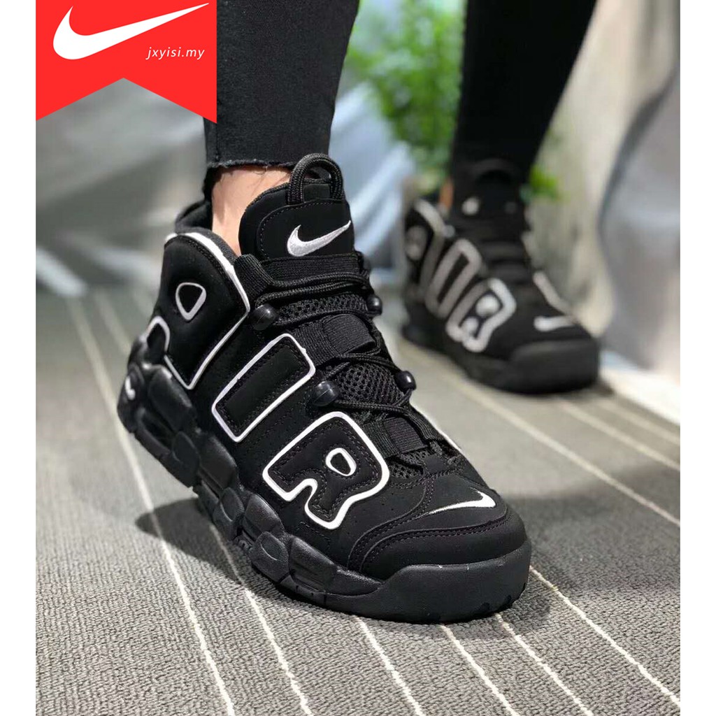 Nike Air More Uptempo Og Black Men S Women S Walking Gym Sports Basketball Shoes Shopee Malaysia