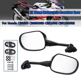 Rearview Mirror 2PCS Motorcycle Modified Racing Rearview Mirror Reflective Side Mirrorsor for HONDA CBR600 CBR900 