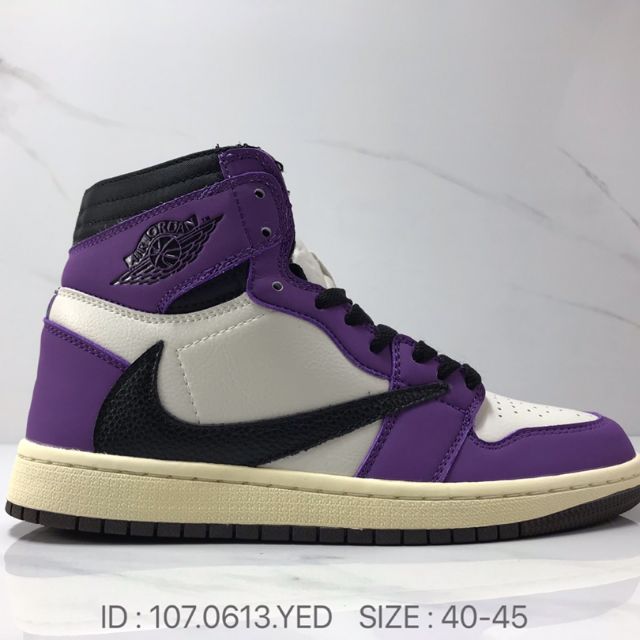 travis scott jordan 1 purple