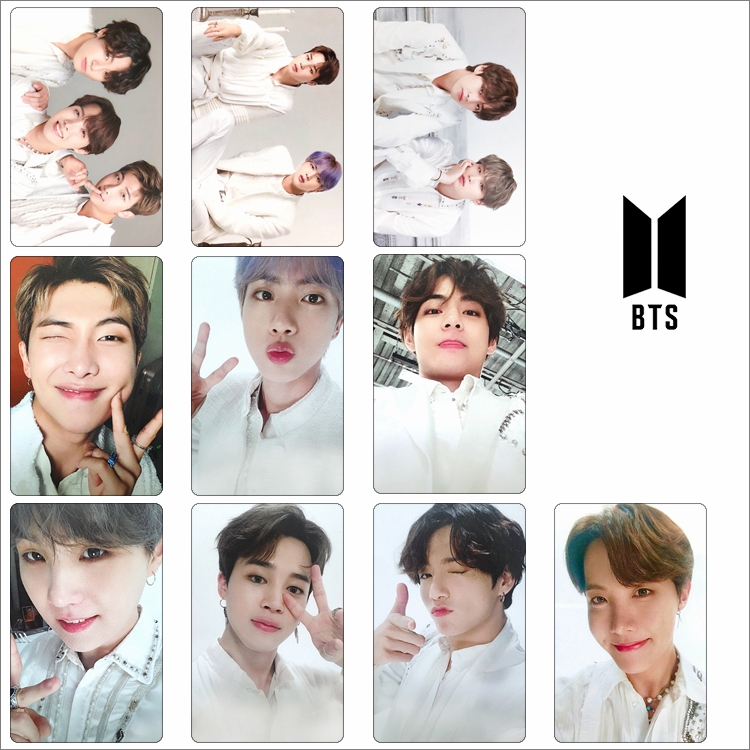 Kpop Bts Speak Yourself Card Sticker Photocard Sticker 10pcs Set Shopee Malaysia