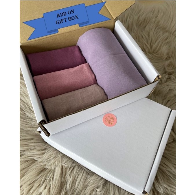 (ADD ON) Gift Box + Sticker Only Tambah Kotak Hadiah untuk Produk