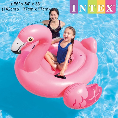 INTEX 142cm Flamingo Ride-On Inflatable Float Model 57558
