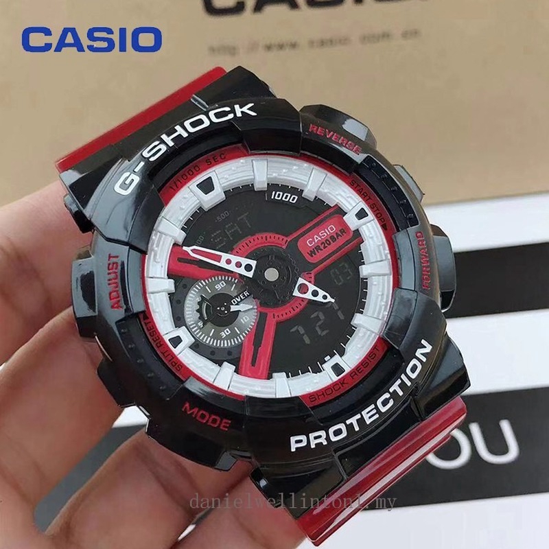 casio black red