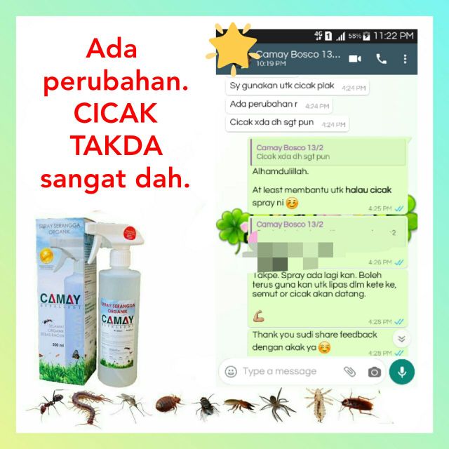 Spray Serangga Halau Cicak Shopee Malaysia