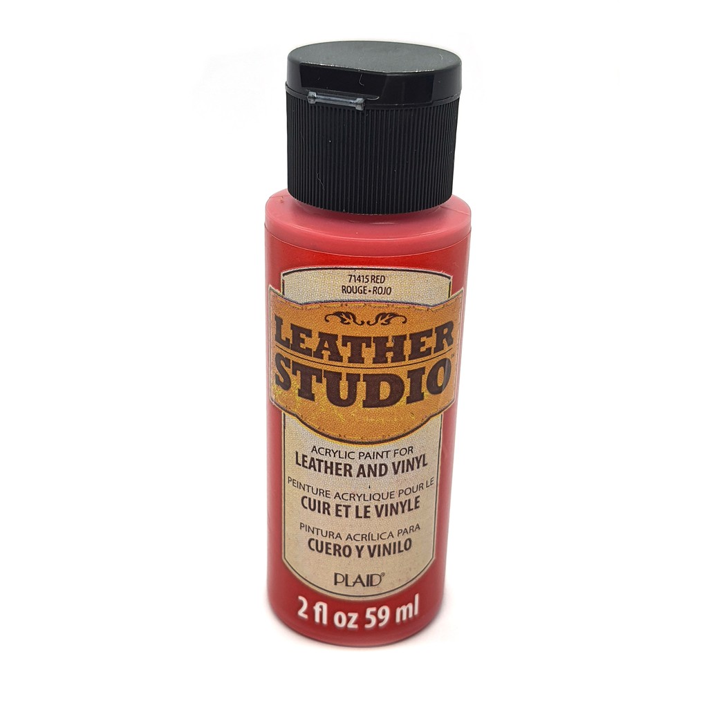 red leather paint