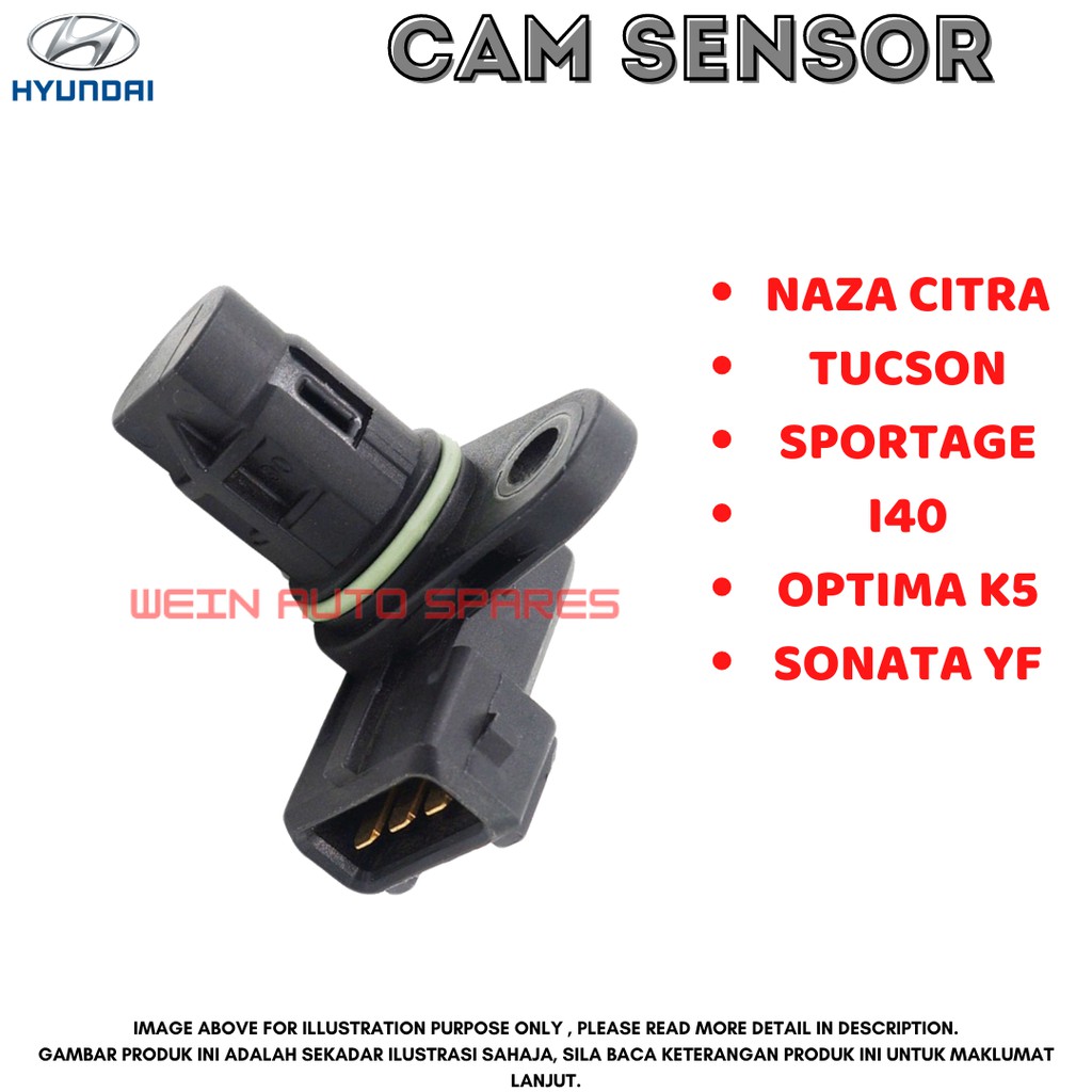 CAMSHAFT POSITION SENSOR -NAZA CITRA, I40, SONATA YF, TUCSON, KIA ...