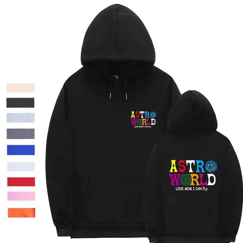 travis scott wearing astroworld hoodie